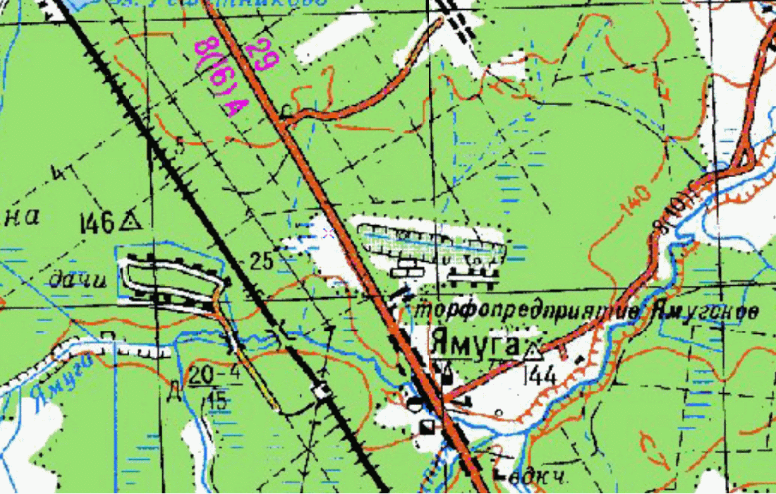 Карта 1973 года