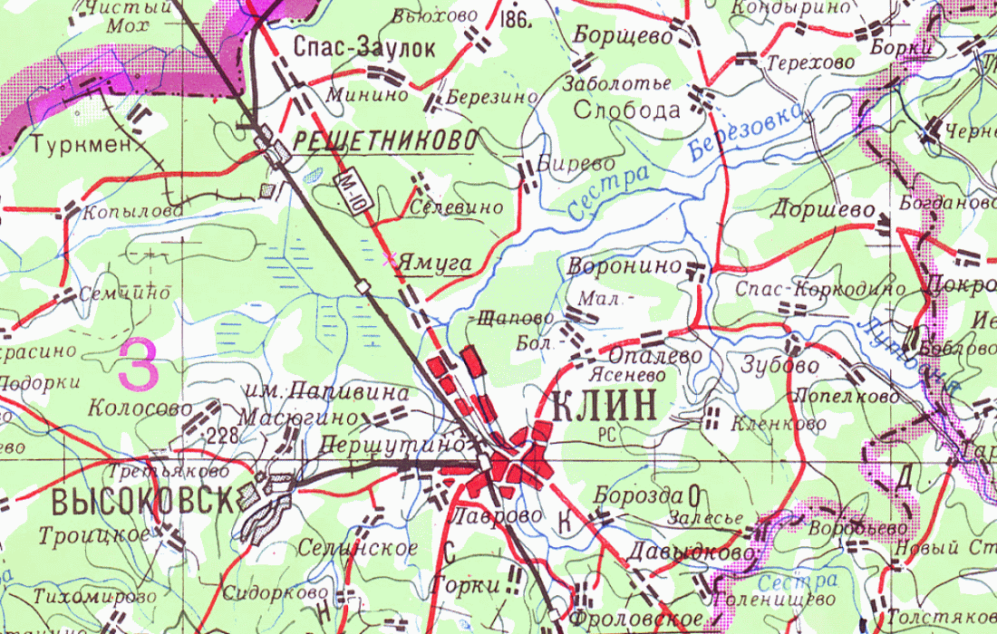 Карта 1989 года